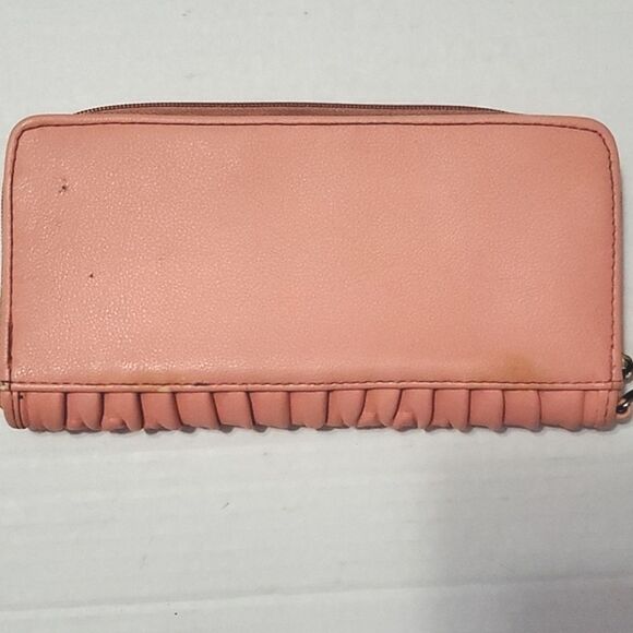 Jessica Simpson Peach Ruched Wallet - Picture 2 of 7
